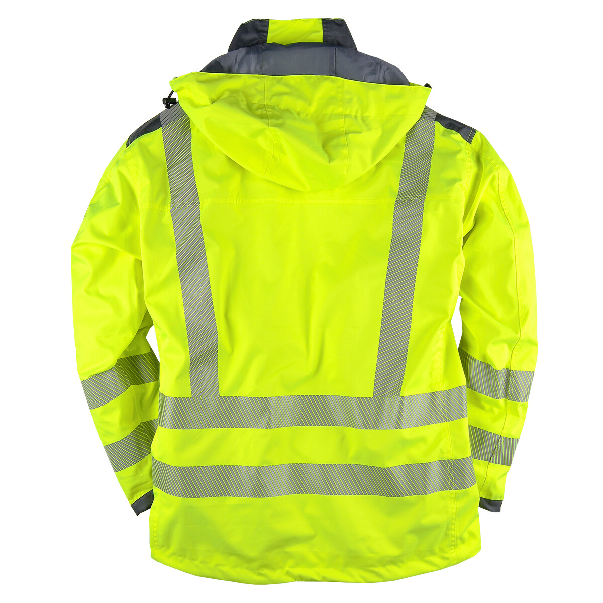 ABRAXAS ABRAXAS HERREN FUNKTIONS-ARBEITSJACKE NEONGELB 3XL-10XL NEU WIND- U. WASSERDICHT