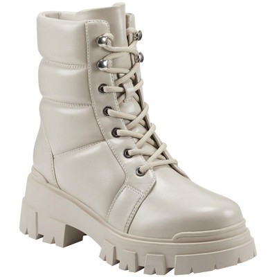 

Женские бежевые ботильоны Marc Fisher Amita 3 7 Medium (B,M) BHFO 9123, Light natural