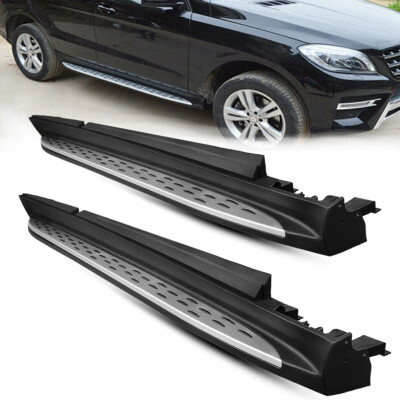 Running Boards Side Steps For 16-18 Mercedes Benz GLE 12-15 W166 ML350 ML550