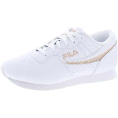 

Fila Женские белые повседневные кроссовки Machu Athletic 12 Medium (B,M) BHFO 4699, White/rose gold/white, Machu