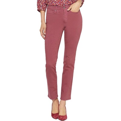 NYDJ Женские джинсы Sheri Red с прямыми штанинами из эластичного денима Slim Jeans Plus 16 BHFO 0490