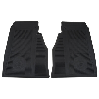 Jaguar E-Type Footwell Floor mats Moulded rubber Black S1 1961-1968 S2 1968-71
