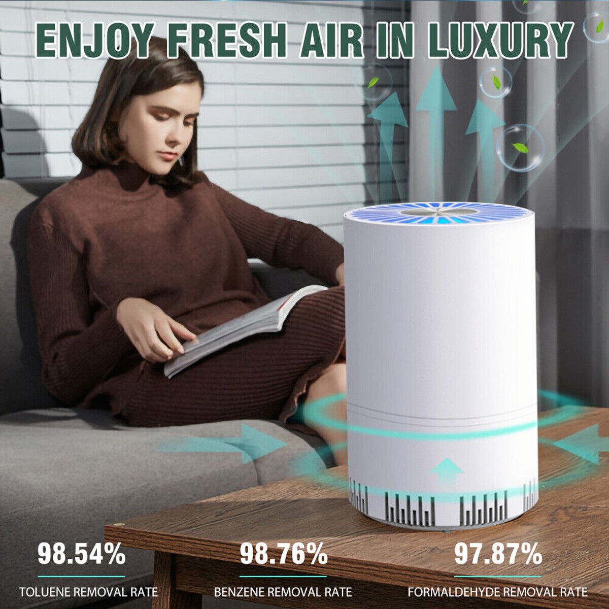 Home Air Purifiers For Nice Room Medical Grade HEPA Air Purifier Smoke Odor Pet