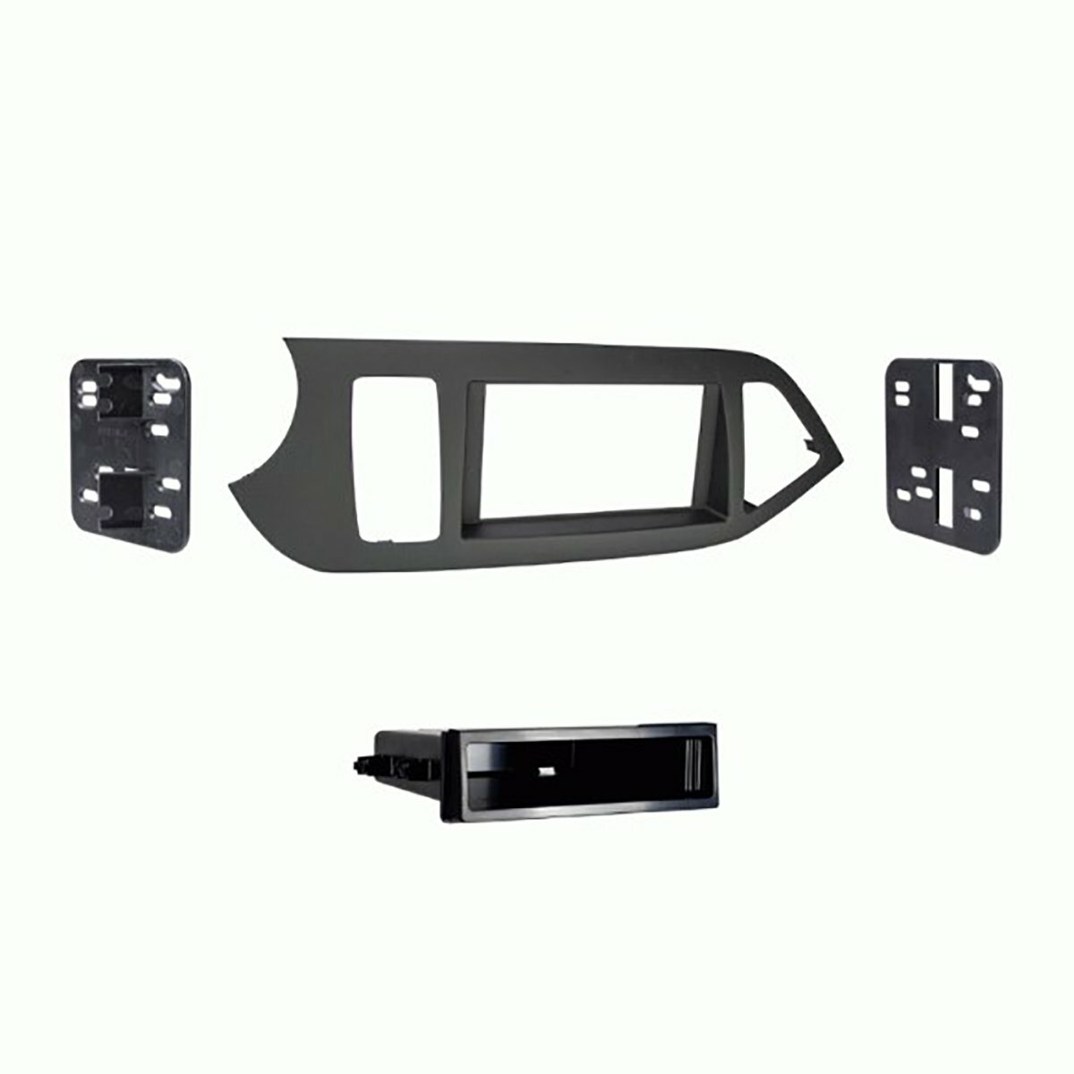 Metra 99-7370B 1/2 DIN Dash Installation Kit for Select 2015-Up Kia Picanto