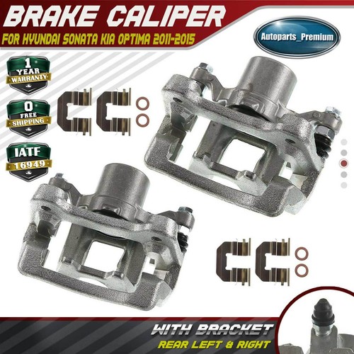 2x Brake Caliper for Hyundai Sonata Kia Optima 2.4L 20112015 Rear Left