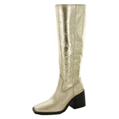 Женские кожаные модные высокие сапоги до колена Vince Camuto BHFO 7113