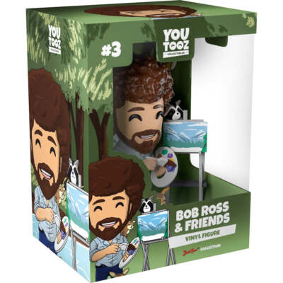 Youtooz: Bob Ross - Bob Ross and Friends Vinyl Figure #3 [Toys, Ages 15+]