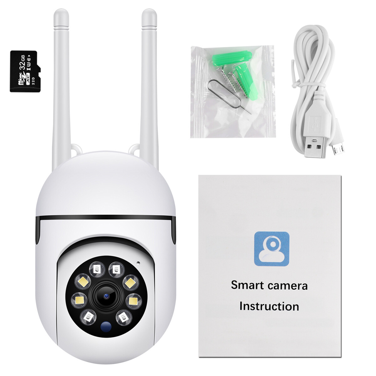 1080P HD Wireless 5G Wifi Security Camera System Outdoor Home Night Vision Cam