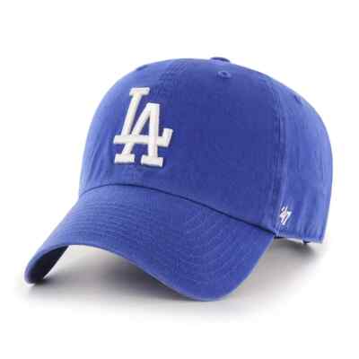 '47 Brand Los Angeles Dodgers Clean Up Cap Blue Adjustable Strap Hat NEW W/ TAG