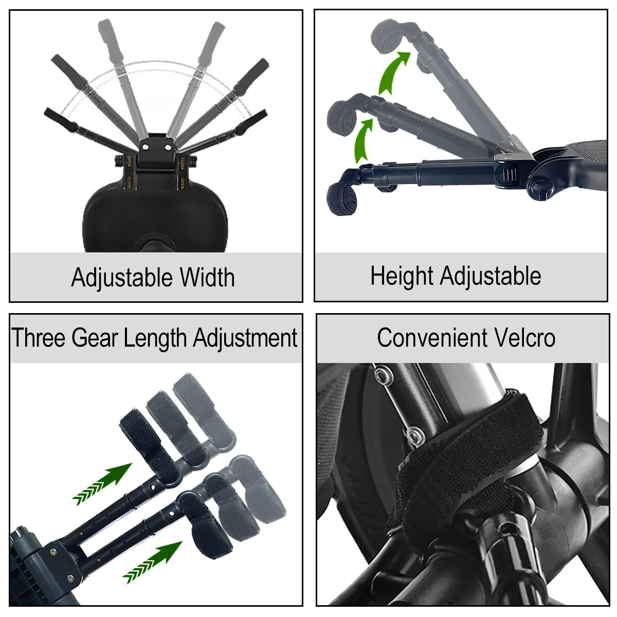 Universal 2in1 Stroller Ride Board with Detachable Seat, Stroller Glider board