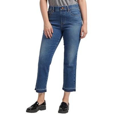 Джинсы Jag Женские Valentina Blue укороченные джинсы с прямыми штанинами Petites 14P BHFO 5535