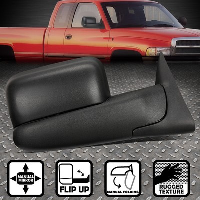 Для грузовика Dodge Ram 94-02 Ручная регулировка правой стороны + Откидное зеркало заднего вида