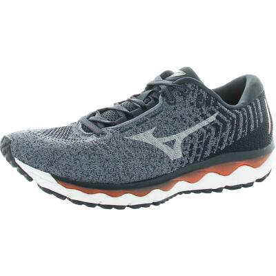 

Mizuno Mens Wave Rider Waveknit 3 Knit Кроссовки для фитнеса Кроссовки BHFO 9706, Blue/orange, Wave Rider Waveknit 3