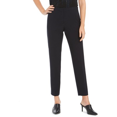 Calvin Klein Womens Navy Slim Workwear Straight Leg Pants 8 BHFO 8597