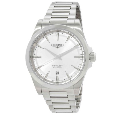 Pre-owned Longines Conquest Automatic Silver Dial Men's Watch L3.830.4.72.6