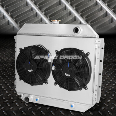 Замена 2-рядного радиатора повышенной производительности + Вентилятор охлаждения для Ford F100/F150/F250 68-79