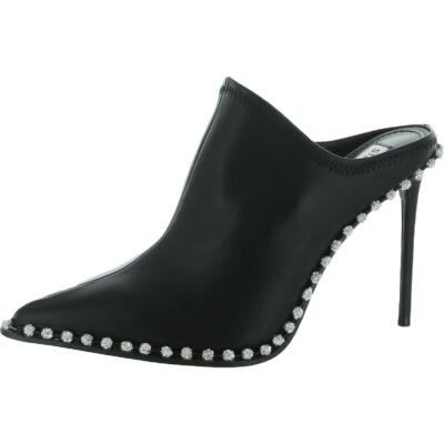 

Женские черные кожаные мюли Steve Madden Venom 7 Medium (B,M) BHFO 7889, Черный