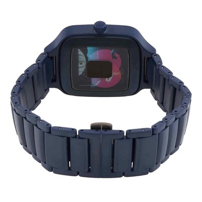 Pre-owned Rado True Square Over The Abyss Automatic Blue Dial Unisex Watch R27070202