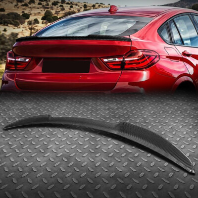 ДЛЯ 15-17 BMW X4 F26 100% НАСТОЯЩЕЕ УГЛЕРОДНОЕ ВОЛОКНО, V-ОБРАЗНЫЙ СПОЙЛЕР НА ЗАДНЕЙ КРЫШКЕ БАГАЖНИКА, КРЫЛО