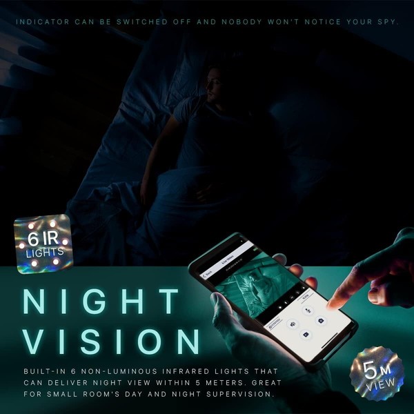 1080P Mini Camera WiFi HD Hidden IP Night Vision Camcorder Home Security Cam - Image 15