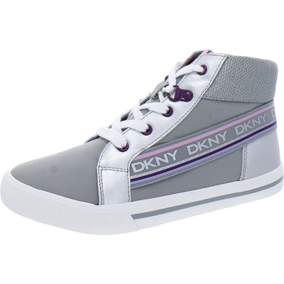 

DKNY Girls Hannah Повседневные и модные кроссовки 13 Medium (B,M) Little Kid 0593, Grey