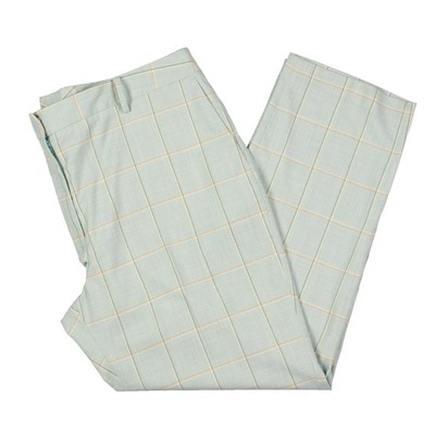 

Женские укороченные брюки до щиколотки в зеленую клетку DKNY Essex  BHFO 5304, Light green