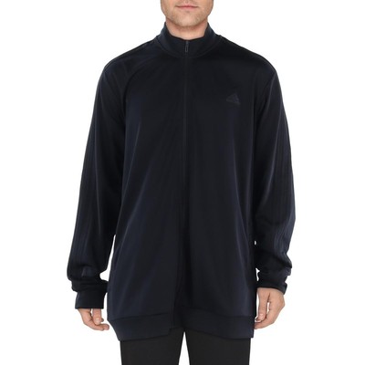 Мужская черная спортивная куртка Adidas для фитнеса Athletic Big & Tall 2XLT BHFO 1364