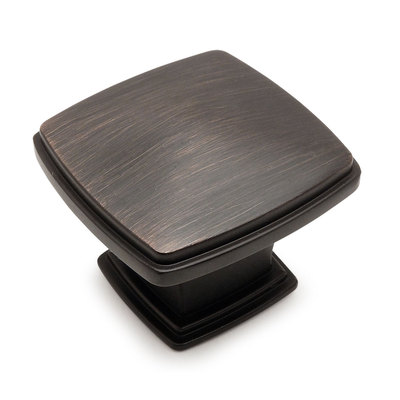 Cosmas Oil Rubbed Bronze Square Oversized Bi-Fold Bifold Door Knobs #4304ORB