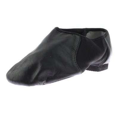 Черные кожаные туфли для танцевального джаза Bloch Girls 6 Medium (B, M) Big Kid BHFO 6495
