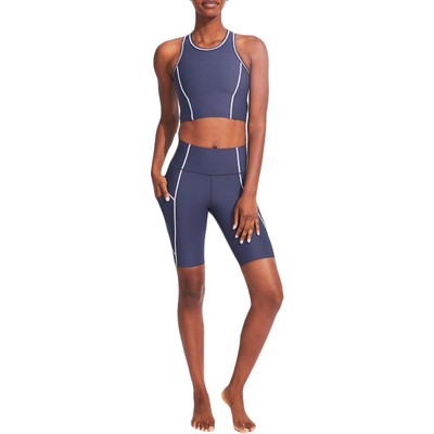 Kensie Womens Gray Racerback Fitness Running Sports Bra Athletic S BHFO 4535