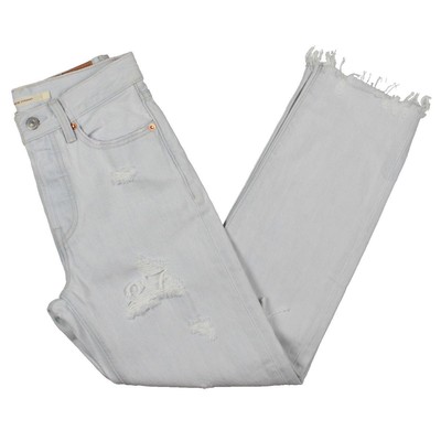 

Женские синие укороченные прямые джинсы Levis Wedgie  BHFO 0982, Thin ice
