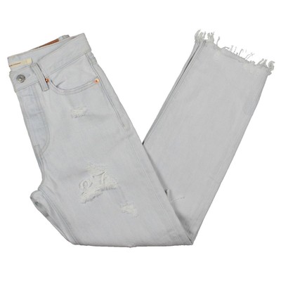 Женские синие укороченные прямые джинсы Levis Wedgie 31 BHFO 0982