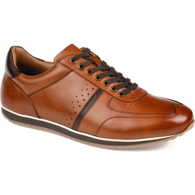 Thomas & Vine Mens Fenway Brown Leather Oxfords Shoes 9.5 Medium (D) BHFO 6913