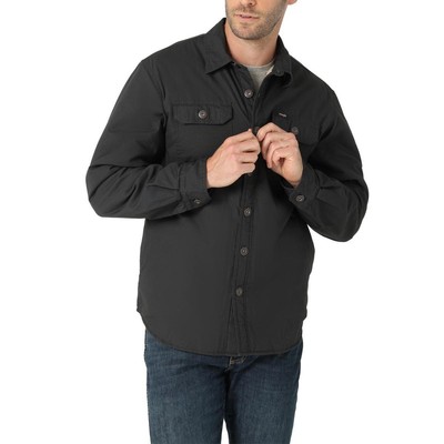 Мужская серая Шерп-куртка Wrangler, короткая теплая куртка дальнобойщика, верхняя одежда XXL BHFO 9975