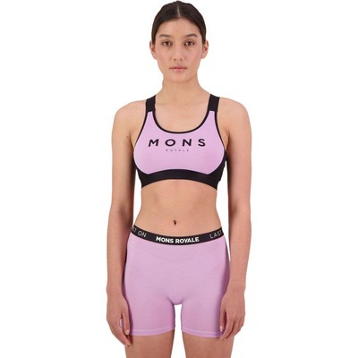 

Спортивный бюстгальтер Mons Royale Stella X-Back — женский орхидея/черный, Orchid/black