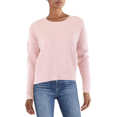 

Женский розовый пуловер свободного кроя с круглым вырезом Eileen Fisher  BHFO 0472, Blush
