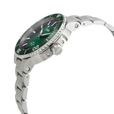 Pre-owned Oris Aquis Automatic Green Dial Men's Watch 01 400 7769 4157-07 8 22 09peb