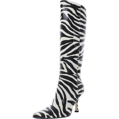 Женские сапоги до колена Marc Fisher Womens Vedant Ч/б Boots 7 Medium (B,M) BHFO 3384