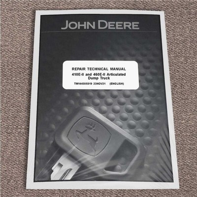 John Deere 410E-II, 460E-II Articulated Dump Truck Service Manual - TM14450X019