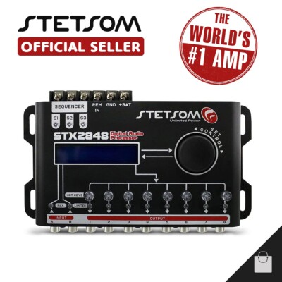 Stetsom STX 2848 Automotive DSP Digital Equalizer Audio Processor - USA Shipping