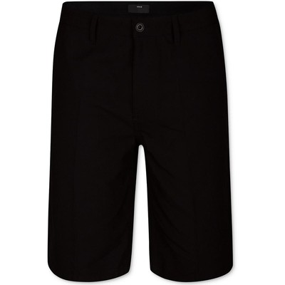 Hurley Mens Black Solid Stretch Casual Khaki, Chino Shorts 34 BHFO 7256