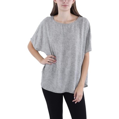 Женская блузка-топ с вырезом лодочкой Anne Klein черного цвета и цвета слоновой кости M BHFO 5523