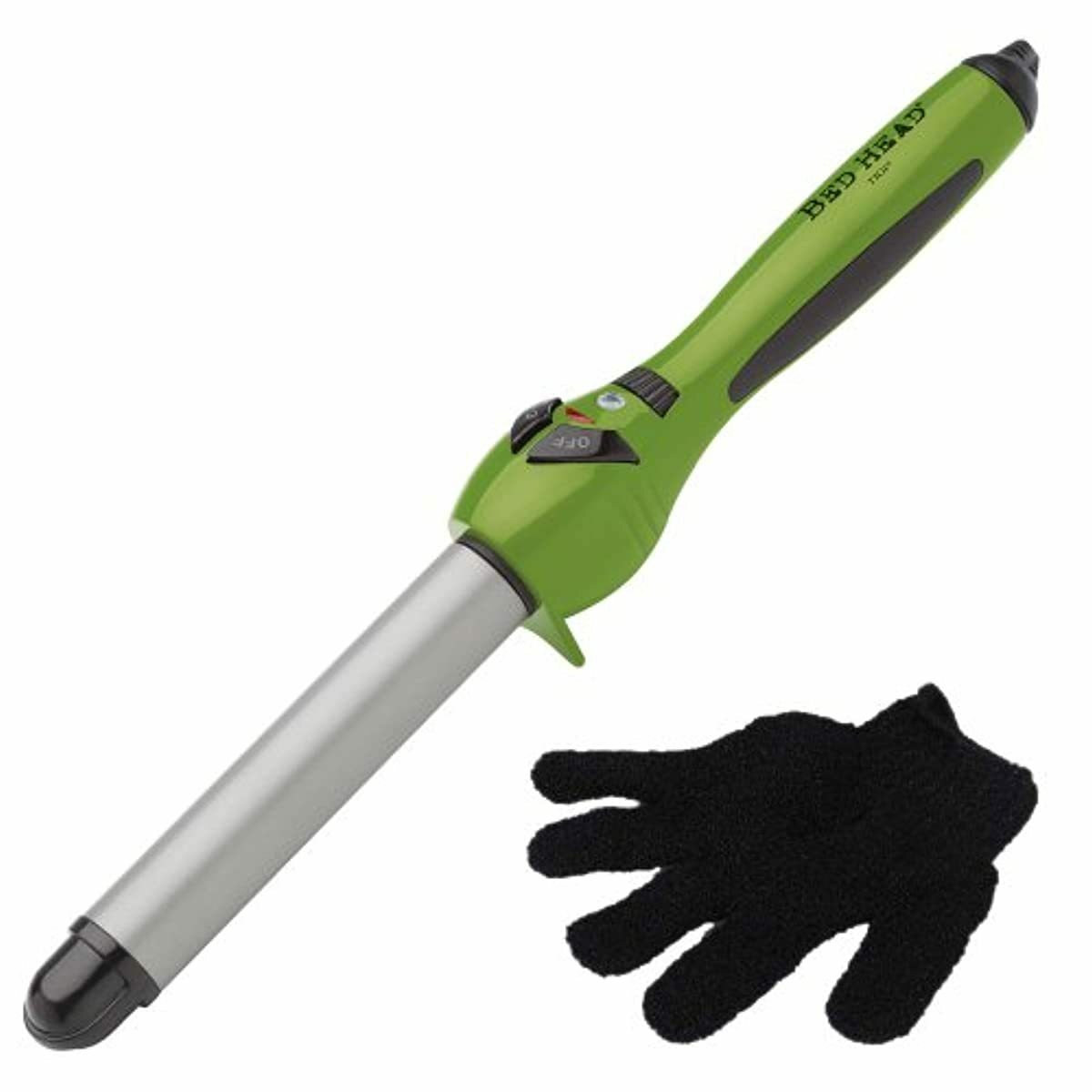 Bed Head Epic Volume Curling Wand Iron, Green Apple Handle ...