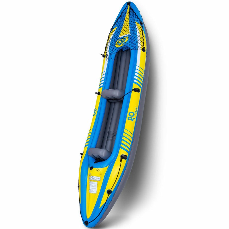 Kayak Inflatable 2-Person Canoe Boat with Pump Paddle Outdoor Water Sport