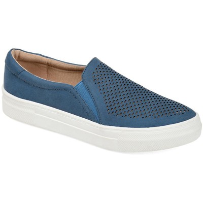 Journee Collection Womens Faybia Blue Fashion Sneakers 11 Medium (B,M) BHFO 9044