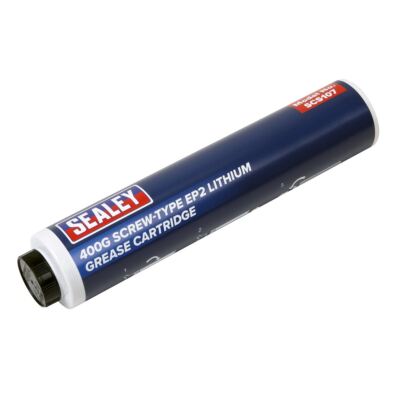 Sealey SCS107 Screw Type EP2 Lithium Grease Cartridge 400g