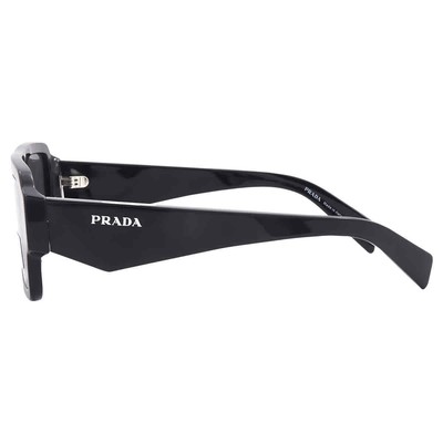 Pre-owned Prada Grey Browline Men's Sunglasses Pr A05s 16k08z 53 Pr A05s 16k08z 53 In Gray
