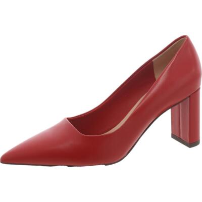 Franco Sarto Womens Giovanna Leather Pointed Toe Slip-On Pumps Shoes BHFO 4036