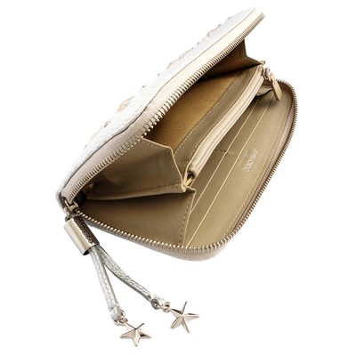 Pre-owned Jimmy Choo Ladies Filipa Star Studded Wallet 142 Filipa Wds In Check Description