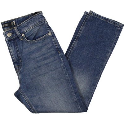 Lauren Ralph Lauren Женские синие джинсовые джинсы с высокой посадкой по щиколотку Petites 2P BHFO 6648